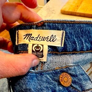 Madewell Perfect Vintage Wide Leg Jeans size 27 petite